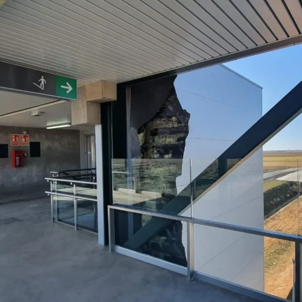 Pasarela Estación AVE Interior Medina del Campo